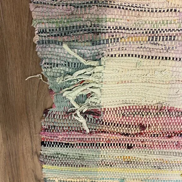 Long Rag Rug Multicolored - Picture 5 of 9